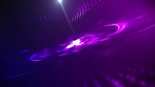 Purple Trapcode Form Background 4K