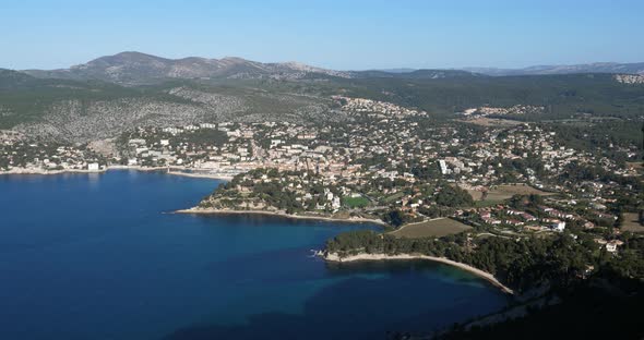 The Cassis bay, Provence, France