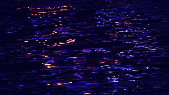 Iridescent Water Surface