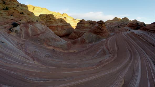 Hiking in Coyote Buttes North, The Wave