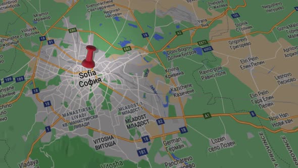 Sofia On Map 4K