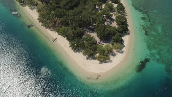 Tropical Island Putipot with Beach