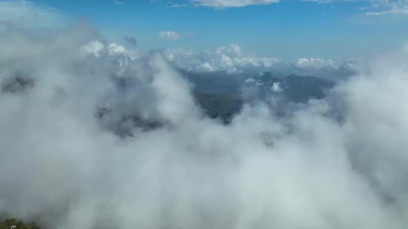 Background Clouds Texture aerial view 4 K