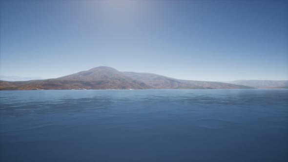 Lake in Hills on Summer Day