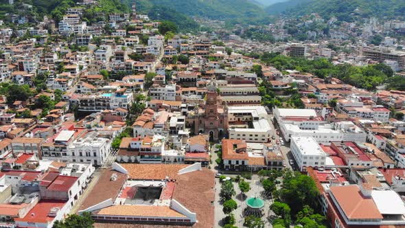 City municipality of puerto vallarta jalisco mexico picturesque town with colored facades