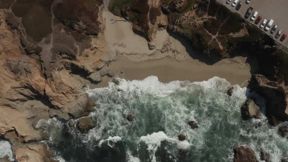 Aerial video of the Coast Northern California Bodega Bay
