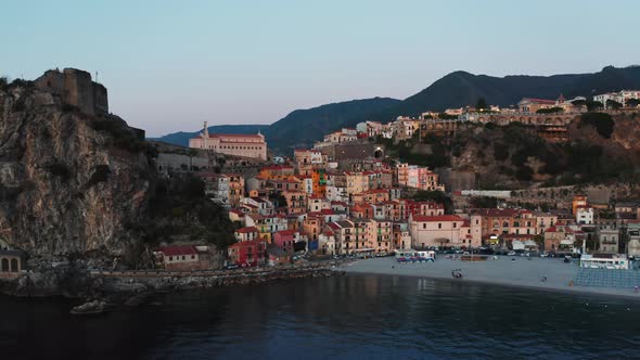 Scilla City in Calabria near the Sea