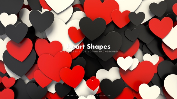 Hearts Shapes Motion 35