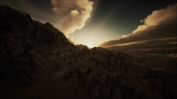 Mountain Landscape in High Altitude alt