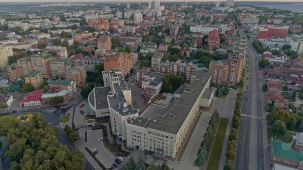 Aerial View of the Provincial Town