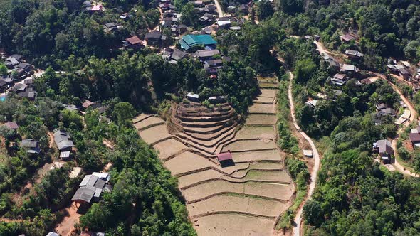 Ban Huai Hom Christendom Village in the Jungle and Valley in Mae Hong Son Thailand