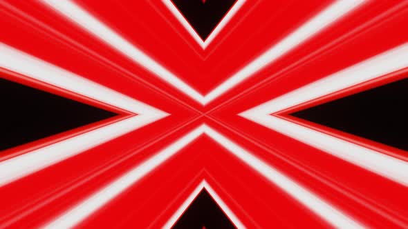 Red Triangles Abstract Vj Loop