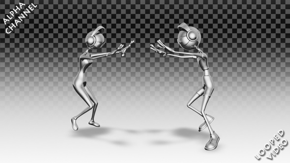 Silver Man and Woman - Dance Hip-Hop Pack alt