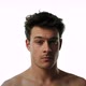 Tired Shirtless Young Man Portrait - VideoHive Item for Sale