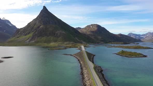 Fredvang Bridges Panorama Lofoten Islands