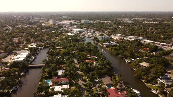 Aerial Video Belle Meade Island Miami