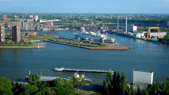 View of Rotterdam City