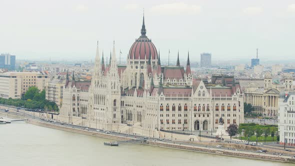 charming and romantic view of budapest