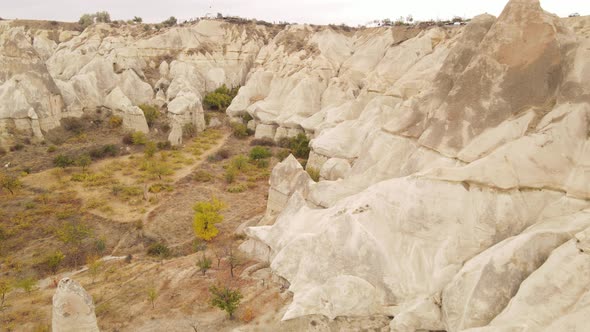 Aerial View Cappadocia Landscape