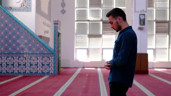 Muslim Praying Masjid Mosque