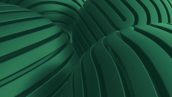 Abstract Spinning Spheres Green alt