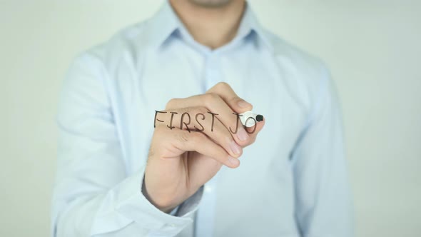 First Job, Writing On Screen