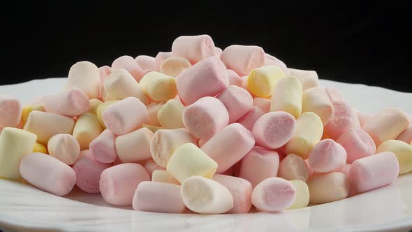 colorful marshmallows candy