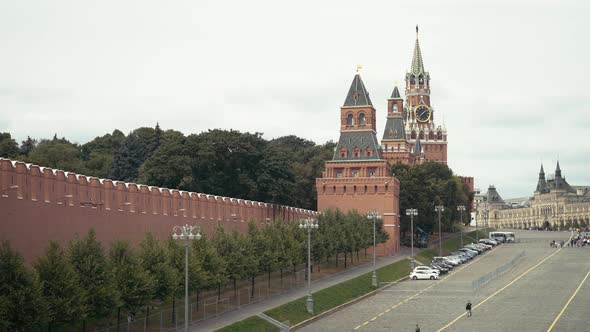 Moscow, Russia, Kremlin. Vasilievsky descent square