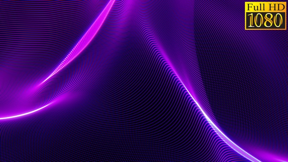 Abstract Waves Background Vj Loops V2