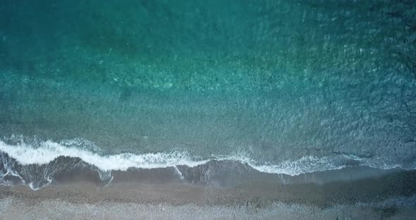 Aerial beach 4k  nature waves