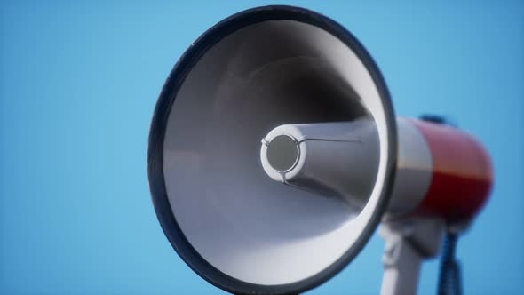 Retro Electric Speaker Megaphone