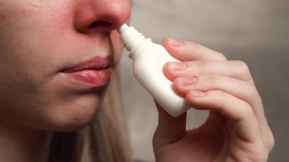 The Girl Treats Nasal Congestion