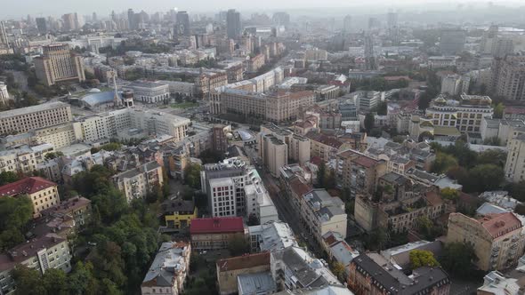 Kyiv - the Capital of Ukraine. Aerial View. Kiev