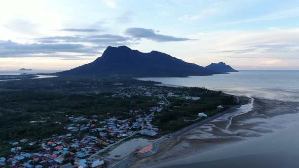 The Beaches at the most southern part of Borneo Island