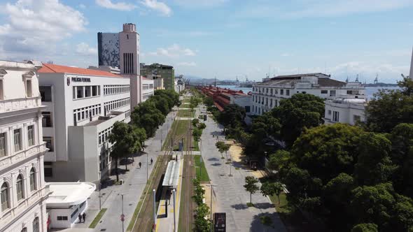 Summer travel at Rio de Janeiro Brazil. Landmark of coast city. Tropical travel