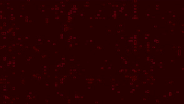 4K Red Digital Background Seamless Loop V4