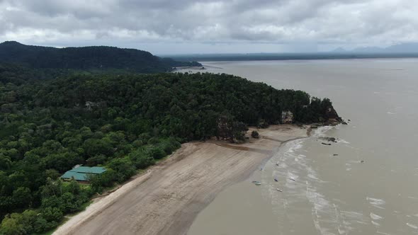 The Beaches at the most southern part of Borneo Island