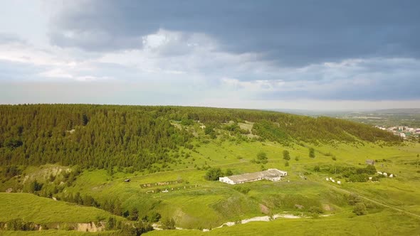 Farm Ruins In The Nature