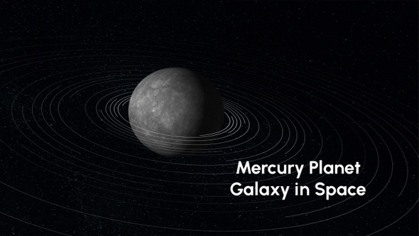 Mercury Planet Galaxy in Space