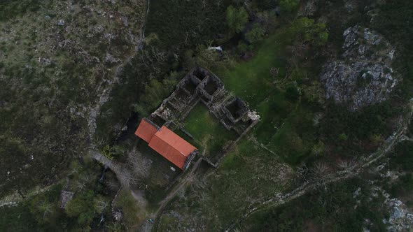 Church Ruines on Mountain