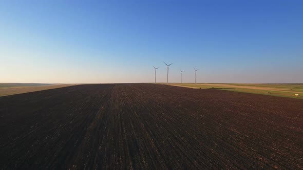 Agricultural Plowed Field Ground Soil