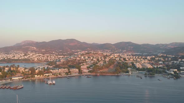 Seaside Mountains Aerial