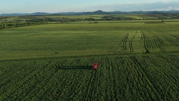 Agro Spraying Machine After Work