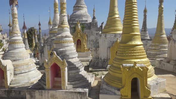 Shwe Inn Thein Paya Temple Complex in Myanmar