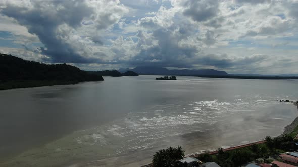 The Beaches at the most southern part of Borneo Island