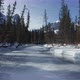 Frozen River Drone shot - VideoHive Item for Sale