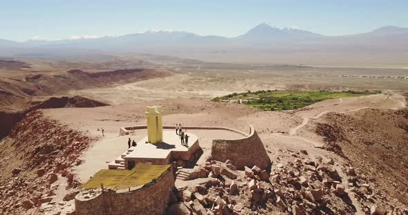 The archaeological site of Pukara de Quitor in Atacama Desert.