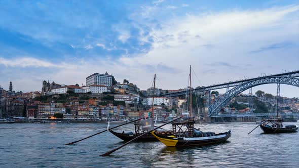 Boats on Douro river