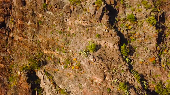 View From the Height of the Rocks in the Masca Tenerife Canary Islands Spain