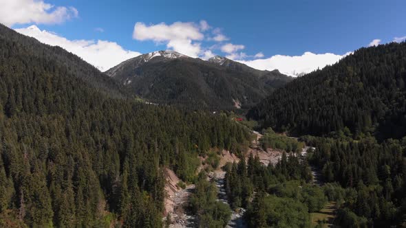 Caucasus Mountains in Shovi Region of Georgia